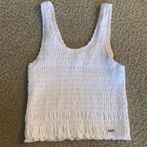 Hollister smocked tank top